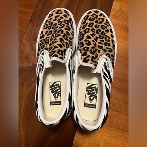 Vans cheetah-leopard print